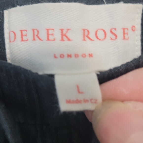 Derek Rose Basel Micro Modal Lounge Pants Size L - Picture 9 of 11